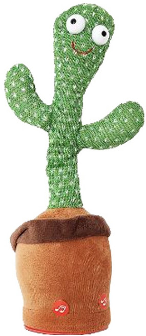 다다랜드 말하는 선인장 볼륨조절 작동인형, 볼륨 기본 선인장, 1개, 31cm