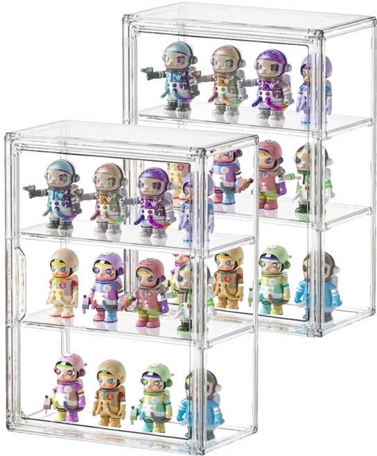 디어홈 피규어 대용량 투명 아크릴 전시장, 2개