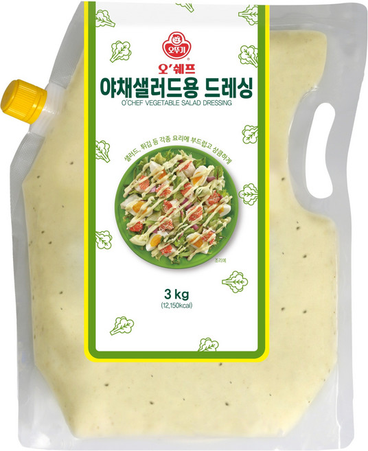 오뚜기 오쉐프 야채 샐러드용 드레싱, 3kg, 1개