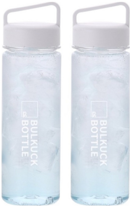 벌컥보틀 트라이탄 행거 보틀, 화이트, 2개, 500ml