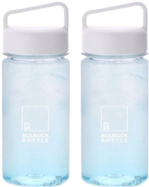 벌컥보틀 트라이탄 행거 보틀, 화이트, 2개, 350ml