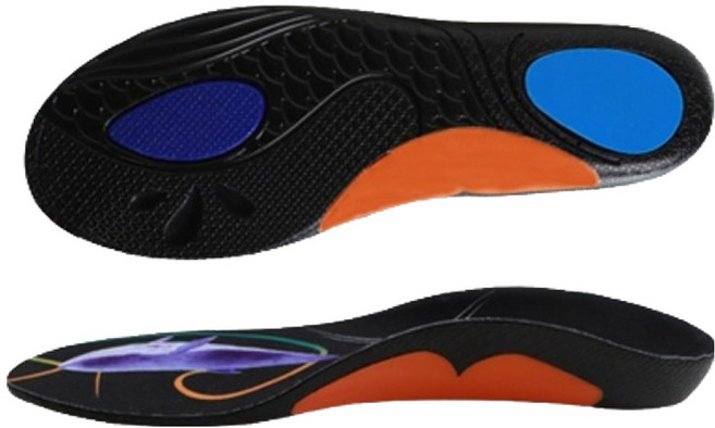 파라다이소 충격흡수 쿠션 아치지지 보조 기능성 깔창 양발착용 세트 블랙, 1세트