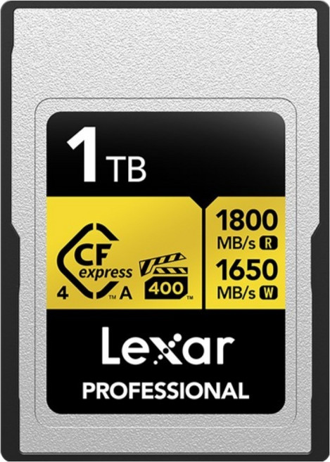 Lexar 雷克沙 CFexpress Type A 4.0 VPG400 Sony 記憶卡 金色, 1個, 1TB