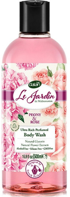 dalan 達欖 Le Jardin 沐浴乳 牡丹與玫瑰, 500ml, 1個