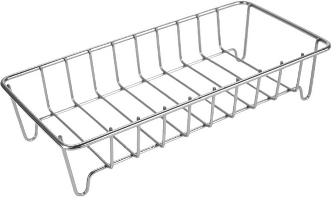 더자카 스테인레스 다용도 욕실 정리선반 트레이, 실버, 1개