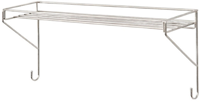 더자카 304 스테인레스 걸이식 다용도 욕실 선반, 실버, 1개