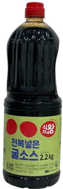 식자재왕 전복넣은 굴소스, 2.2kg, 1개