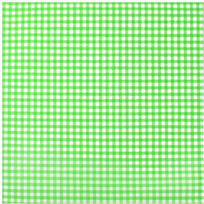 아이엔피 깅엄체크 식품포장 코팅 페이퍼 그린 30 x 30 cm, 100개, 1개입