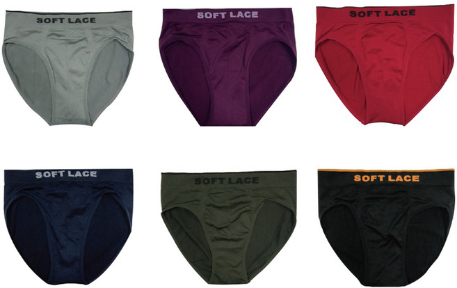 Soft Lace 莎莉絲 竹炭抑菌男三角褲6件組 666
