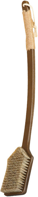 小麥購物 超長柄洗澡猪鬃馬毛沐浴刷 K137 45cm, 軟馬鬃, 1個