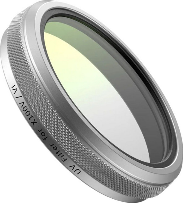 스몰리그 후지필름 X100VI / X100V UV 필터, 1개, 5853(실버)