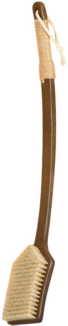 小麥購物 超長柄洗澡猪鬃馬毛沐浴刷 K137 55cm, 硬猪鬃, 1個
