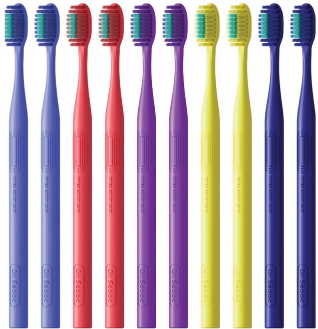 닥터세닥 파워블록 콤팩트 칫솔 5종 x 2p 세트, 1세트