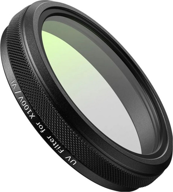 스몰리그 후지필름 X100VI / X100V UV 필터, 1개, 5852(블랙)