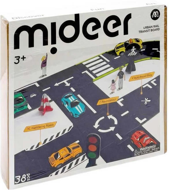 mideer 미디어 교통놀이 자동차 도로 퍼즐 NMD6176, 1개