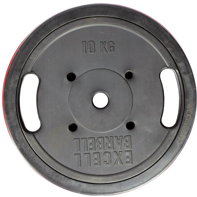 반석스포츠 엑셀 레드 바벨, 블랙, 2개, 10kg