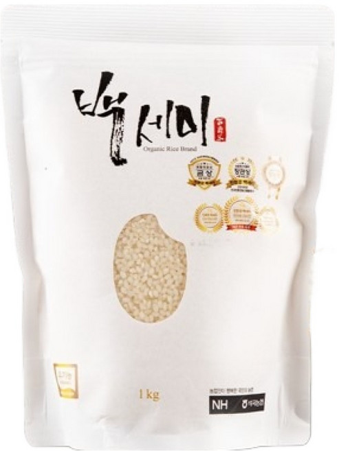 백세미 유기농 누룽지향나는 백세미, 상등급, 1kg, 1개