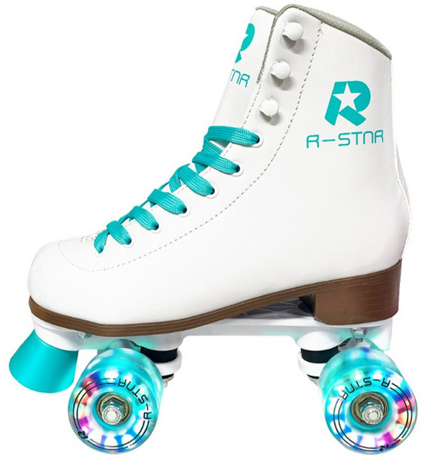 롤링스타 밀크팝 LED 롤러스케이트, 민트, 1개