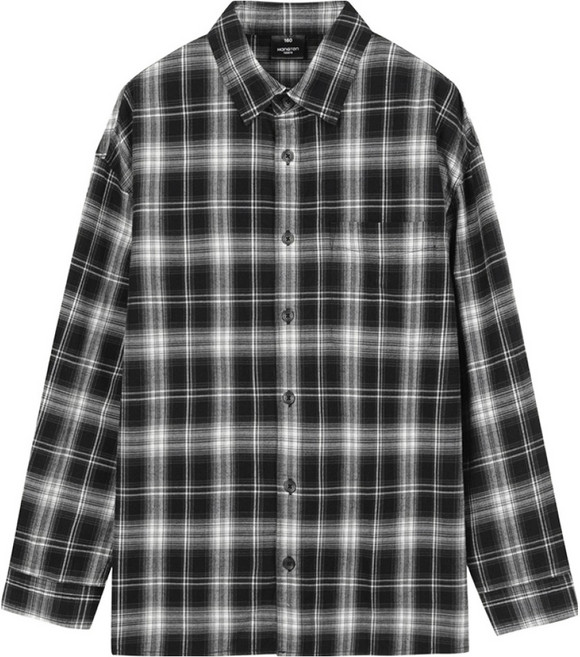 행텐틴즈 코튼 체크 셔켓