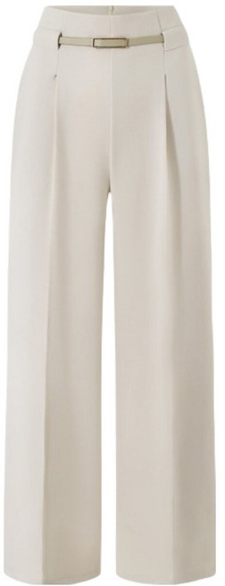 미니멈 여성용 에브리데이핀턱 벨티드 세미 와이드 롱 슬랙스 EC1TA002D