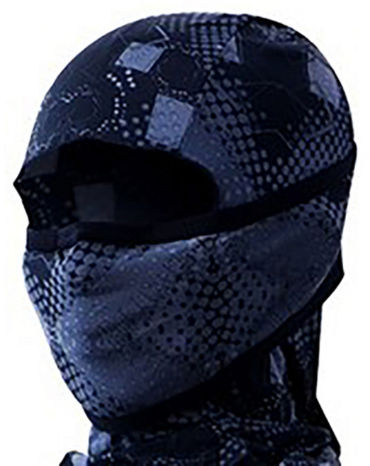 인콘트로 3D 입체형 쿨 바라클라바, 도트 검정색, 1개