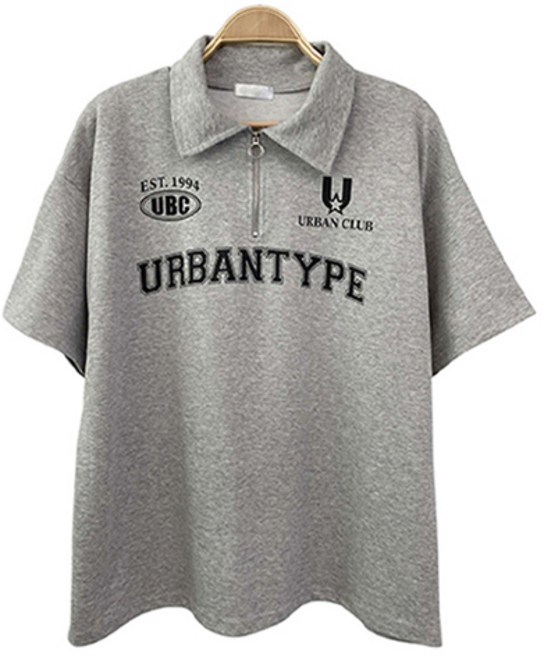 슈가펀 여성용 알비아 스포티 카라 반집업 반팔 티셔츠