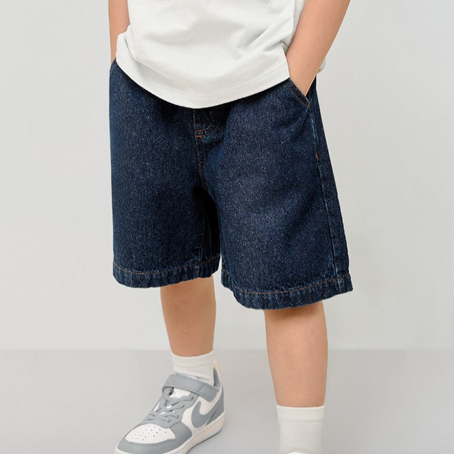 유니프랜드 데님 하프팬츠