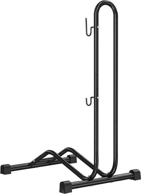 트레벨로 2in1 자전거 정비 거치대 조립형 스탠드 V2, 블랙, 1개