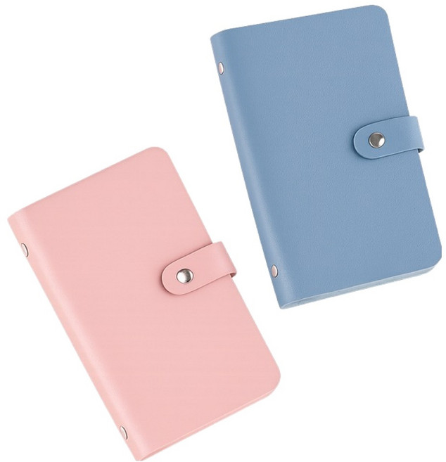 리버폭스 하루한장 현금 바인더 매일 저축 다이어리 2종 세트, 핑크, 블루, 1세트