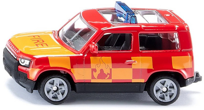 시쿠 랜드로버 디펜더 소방차 작동완구 SK1568, 혼합색상, 1개