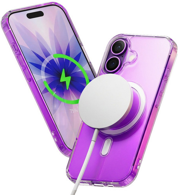 일리온 맥세이프 호환 마그네틱 클리어쉴드 젤하드 휴대폰 케이스