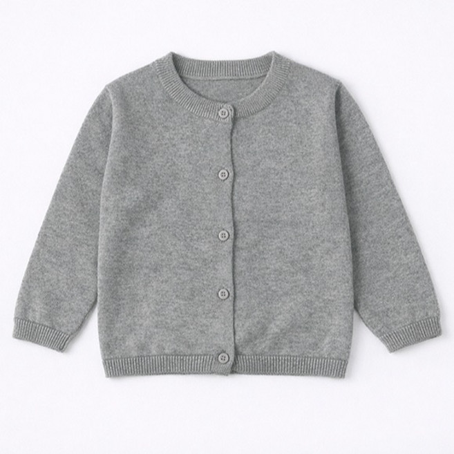 조이멀티 아동용 베이지 니트 가디건