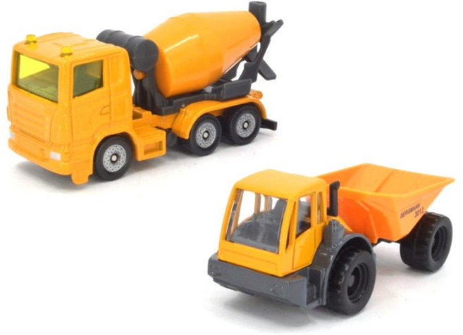 시쿠 건설 작동완구 세트 SK1692A, 노랑, 1세트