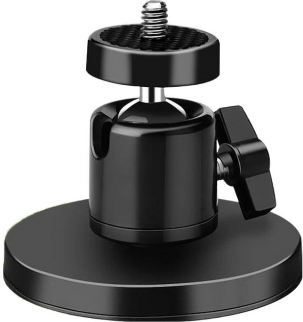 바름마켓 자석형 홈캠 브라켓 CCTV 카메라 마운트 벽걸이 천장걸이 스탠드 설치 만능형 블랙, 1개