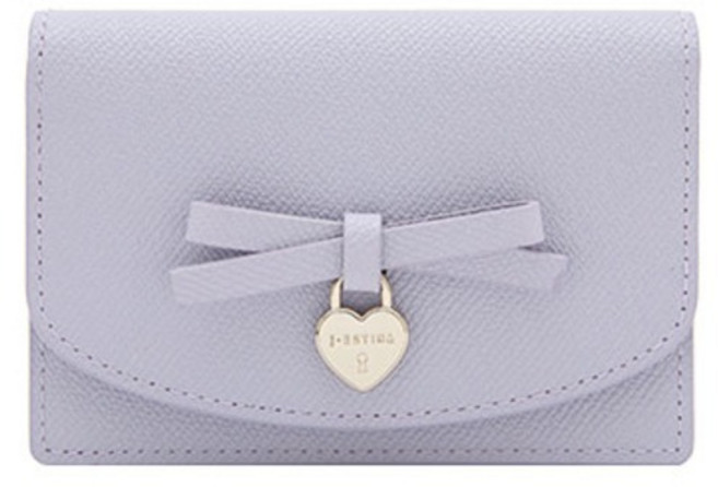 제이에스티나 여성용 제인 리본 플랩 카드지갑 JSNCSF6BS746LV010 + 메시지카드 + 쇼핑백