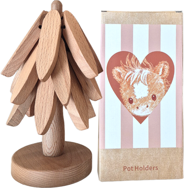 메이율 트리 우드 냄비받침, 1개