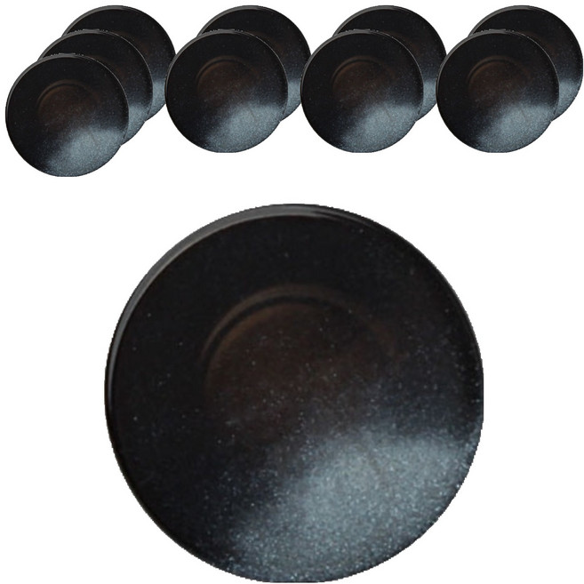 동대문단추왕 블라우스 쉬리꼬다리 단추 11mm, 블랙, 10개