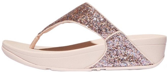 fitflop 女款 LULU 多色調亮片夾腳涼鞋