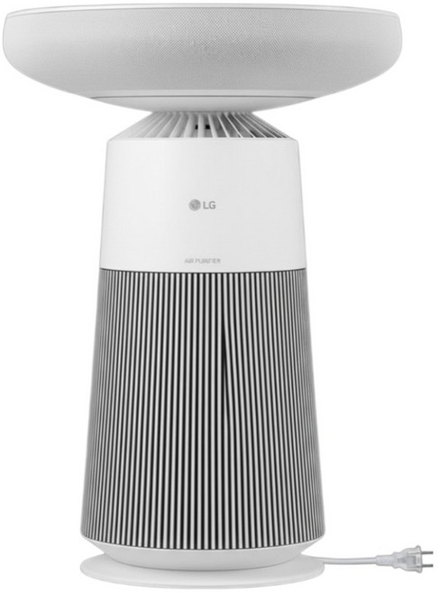 LG 電子 PuriCare AeroSpeaker 空氣清淨機小蘑菇 AS201SHU0, 白色
