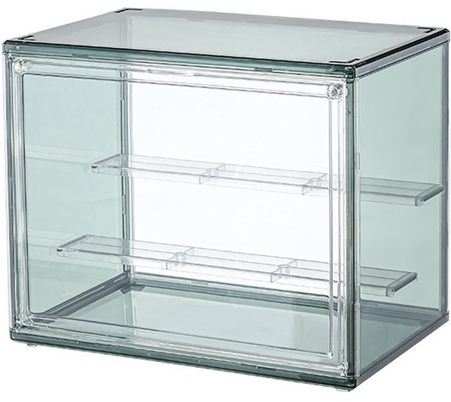 라라해피 아크릴 피규어 LED 투명 굿즈 전시 장식장 02 그린투명, 1개