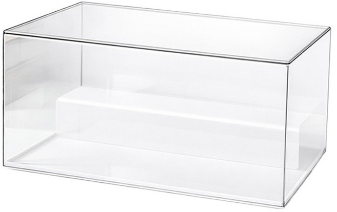 라라해피 아크릴 피규어 LED 투명 굿즈 전시 장식장 06 화이트 2단, 1개