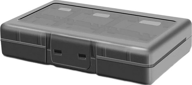 호후 닌텐도 스위치 게임 카드 타이틀 칩 보관 26칸 케이스, 그레이, 1개