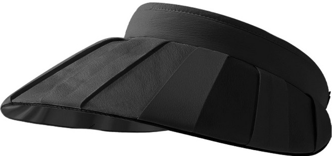 디멜디 여성용 주름 쉘디자인 챙넓은 바람막이 오픈탑 썬캡