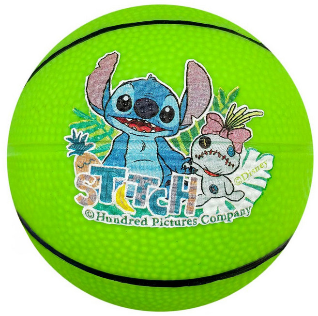 HUNDRED PICTURES 百耘圖 兒童運動4吋籃球 史迪奇2 10cm, HPD-B04009, 1個