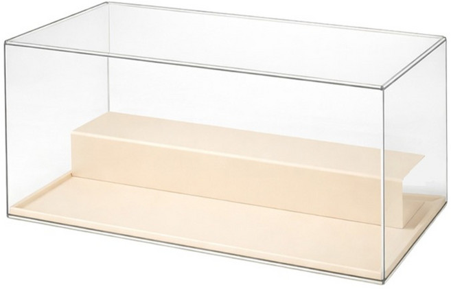 라라해피 아크릴 피규어 LED 투명 굿즈 전시 장식장 07 라이트옐로우 2단, 1개