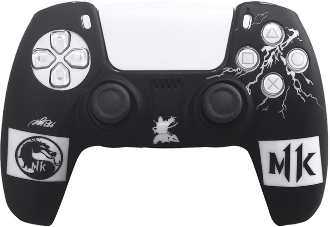 호후 플스5 듀얼센스 컨트롤러 겜그립 실리콘 케이스, 007, 1개