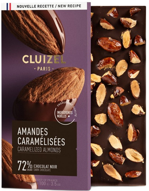 CLUIZEL 柯茲 焦糖杏仁巧克力, 100g, 1個