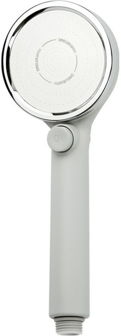 대림바스 수압상승 온오프 샤워헤드 와이드형, 무광 그레이, 1개