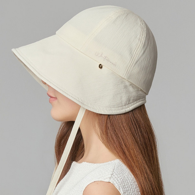 화이트샌즈 소프트 크레이프 미엘르 보닛햇