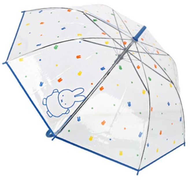 미피 60 패턴 투명 장우산 102cm PUMFU80001